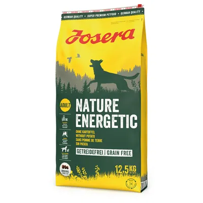 Josera Nature Energetic Adult, getreidefrei, ohne Kartoffel, 12,5 kg. Super Premium Petfood, German Quality.