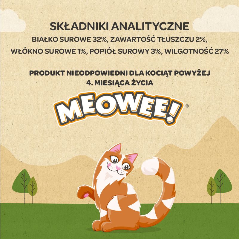 Meowee! Paski z fileta z tuńczyka