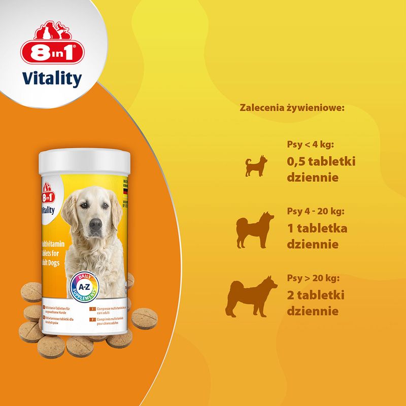 8in1 Vitality Multivitamin Tablets Adult
