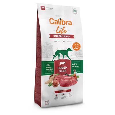Calibra Life Senior Large Breed bœuf frais pour chien