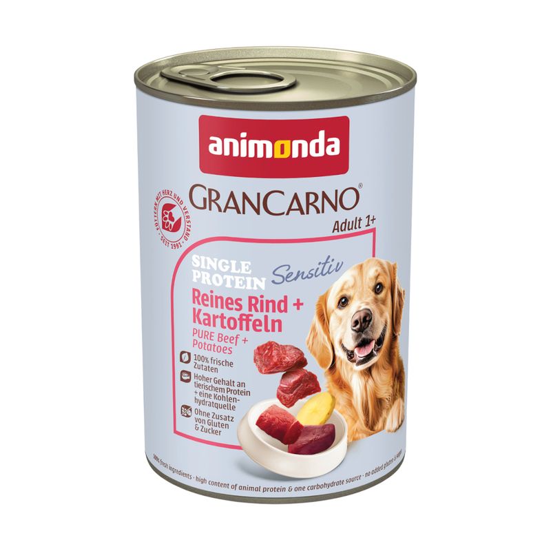 animonda GranCarno Adult Single Protein Sensitive 6 x 400 g pour chien