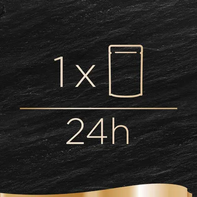 Preporuka za hranjenje: 1 konzerva na dan (24 sata) prikazana slikom konzerve i tekstom '1x' iznad '24h'.