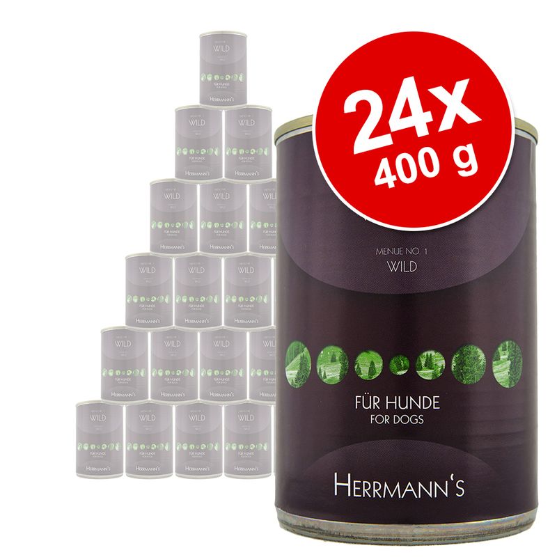 Økonomipakke Herrmann's Øko-menu / Menu Sensitive 12 x 800 g