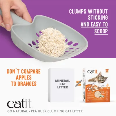Catit Go Natural kattenbakvulling met lavendelgeur