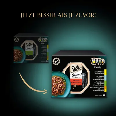 Lot mixte Sheba 12 x 85 g pour chat