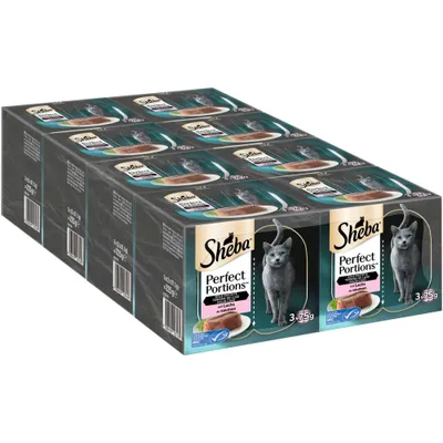 Sheba Perfect Portions 96 x 37,5 g - Pastete mit Lachs Sheba Perfect Portions 96 x 37,5 g - Pastete mit Lachs