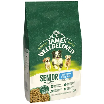 James Wellbeloved Senior Hypoallergenic - Fish & Rice