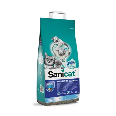 Prezzo Speciale! 2 x 6 L / 8 L / 10 L / 12 L Sanicat Lettiera per gatti Prezzo Speciale! 2 x 6 L / 8 L / 10 L / 12 L Sanicat Lettiera per gatti