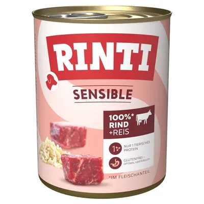 Økonomipakke Rinti Sensible 24 x 800 g
