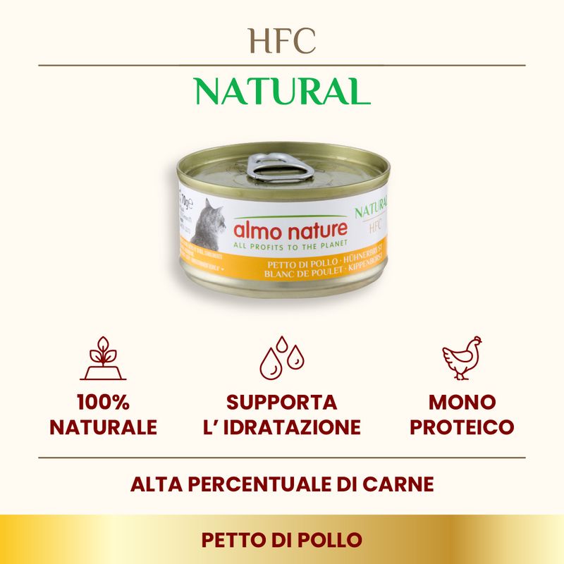 Almo Nature HFC Natural 12 x 70 g umido gatto