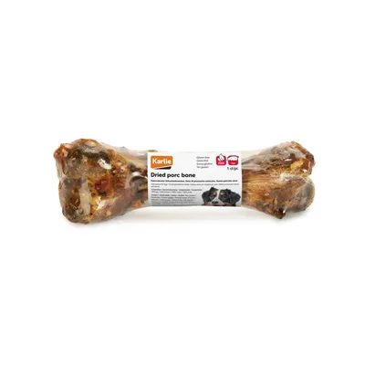 Os de porc séché Karlie pour chien