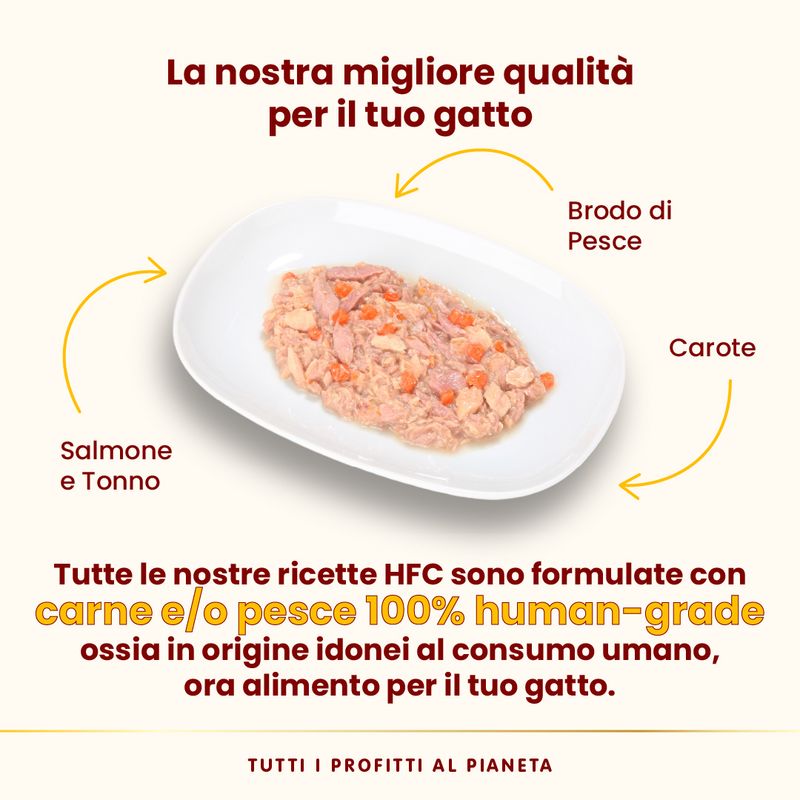 Almo Nature HFC Complete 6 x 70 g Alimento umido per gatto