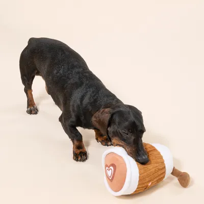 TIAKI Jouet pour chiens Happy Frappuccino, marron