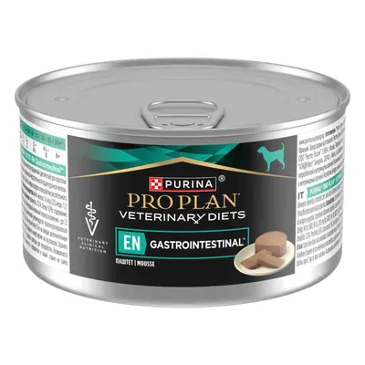 Purina Pro Plan Veterinary Diets EN Gastrointestinal hrană umedă pentru câini, mousse la conservă. Dezvoltat special pentru probleme digestive.