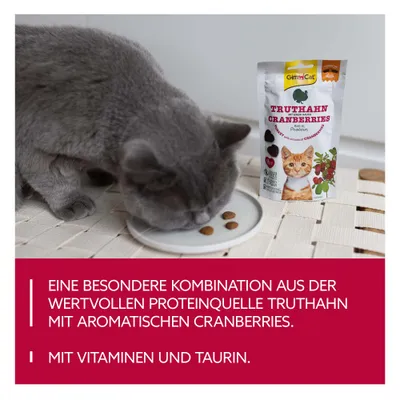 GimCat Crunchy Snacks - Truthahn mit Cranberrys (50 g) GimCat Crunchy Snacks - Truthahn mit Cranberrys (50 g)