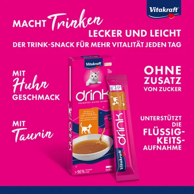 Vitakraft Katzen-Drink mit Huhn und Taurin