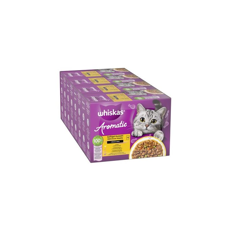 Whiskas 1+ Aromatic Selection 48 x 85 g