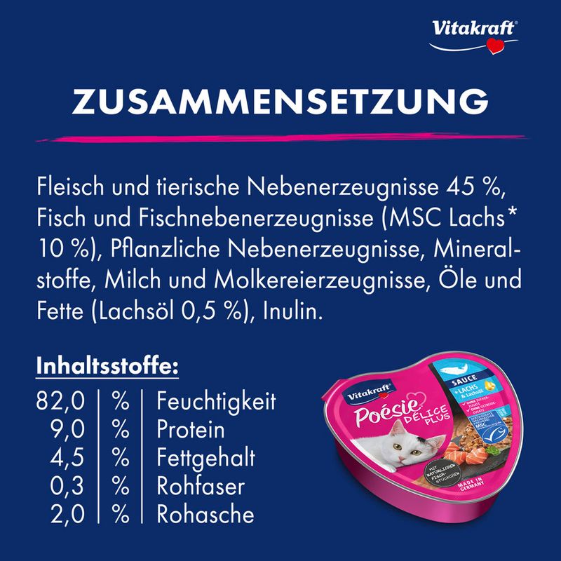 Vitakraft Poésie Délice Plus 15 x 85 g