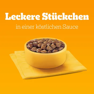 Pedigree Adult Frischebeutel für Hunde Vitality+ in Sauce Pedigree Adult Frischebeutel für Hunde Vitality+ in Sauce