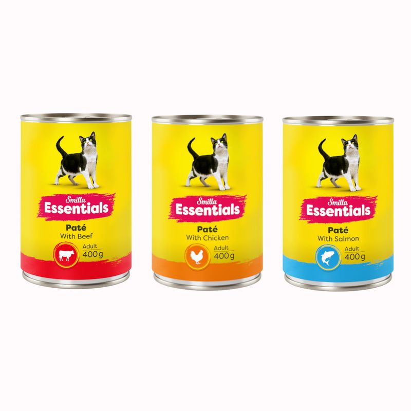 Smilla Smilla Essentials Pate Adult Wet Cat Food pet food packaging
