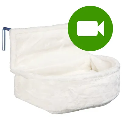 Trixie Przytulny worek legowisko na kaloryfer, białe