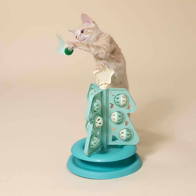 Árbol de Navidad TIAKI juguete para gatos