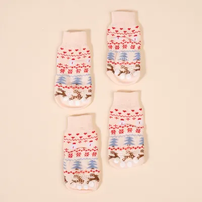 Calcetines TIAKI Pet & Parent con motivos nórdicos e invernales