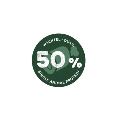 50% Wachtel Single Animal Protein