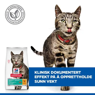 Hill's Science Plan Perfect Weight Adult 1+ Kylling