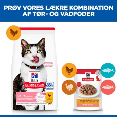 Hill's Science Plan Mature Adult Light, Kylling