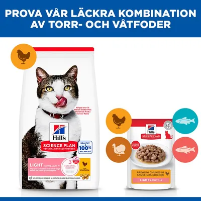 Hill's Science Plan Light Mature Adult 7+ Chicken