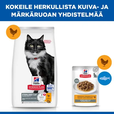 Hill's Science Plan Mature Adult 7+ Sterilised Chicken