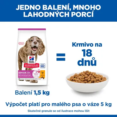 Hill's Science Plan Senior 11+ Small & Mini kuracie