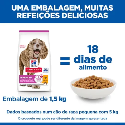 Hill's Science Plan Senior 11+ Small & Mini com frango