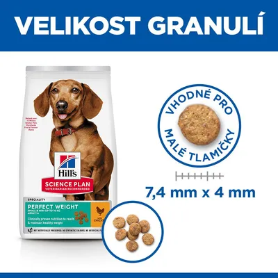 Hill's Science Plan Perfect Weight Adult 1+ Small & Mini Chicken