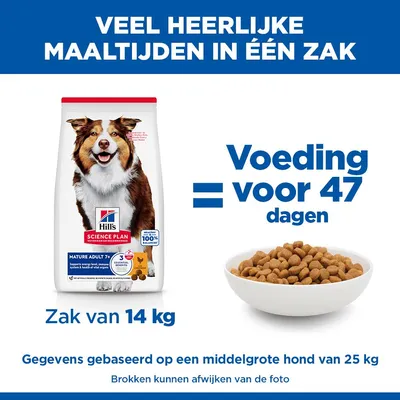 Hill's Science Plan Mature Adult 7+ Medium met Kip