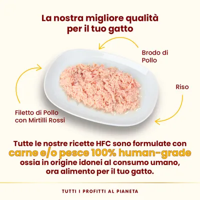 Almo Nature HFC Urinary Help 6 x 50 g Cibo umido per gatti