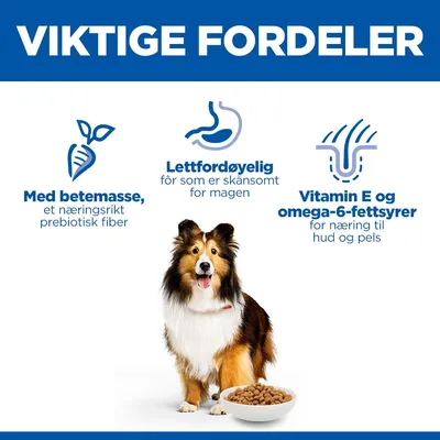 Hill's Science Plan Sensitive Stomach & Skin Adult 1 + Medium med kylling