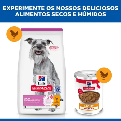 Hill's Science Plan Mature Adult 7+ Small & Mini Light com frango