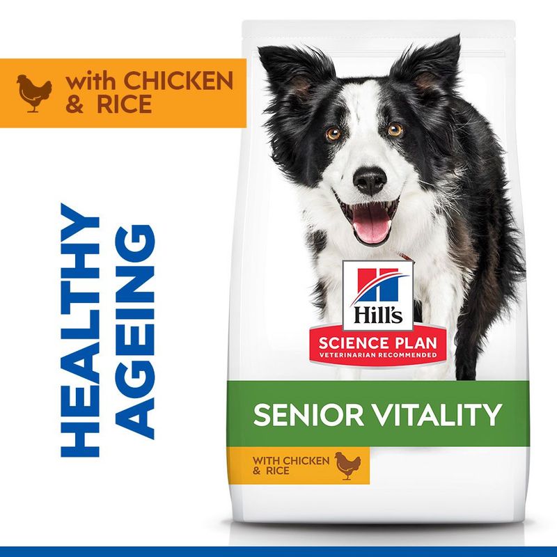 Hill's Science Plan Senior Vitality Mature Adult 7+ Medium с пиле и ориз