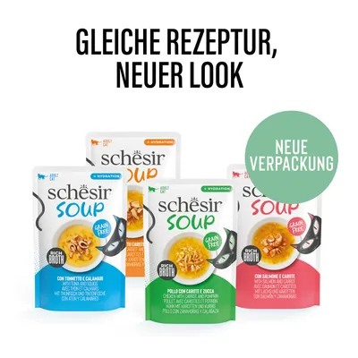 Pachet economic Schesir Cat Soup 24 x 40 g