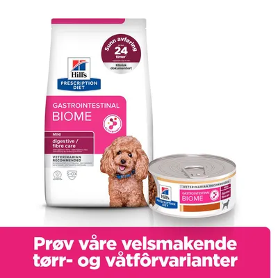 Hill's Prescription Diet Gastrointestinal Biome Mini tørrfôr til hunder med kylling