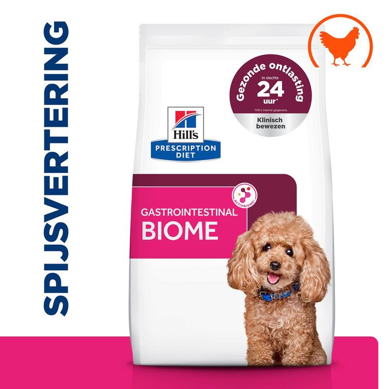 Hill's Prescription Diet Gastrointestinal Biome Mini met Kip Hondenvoer