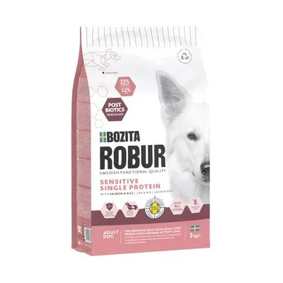 Bozita Robur Sensitive Enkelvoudig Eiwit Zalm & Rijst