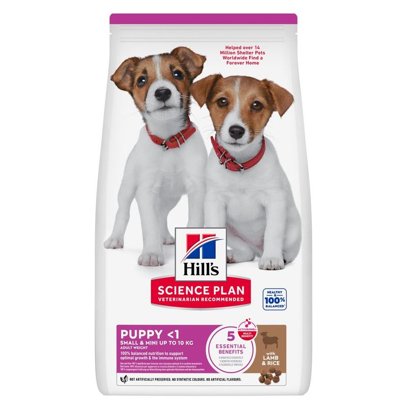 Hill's Science Plan Puppy Small & Mini lammas & riisi