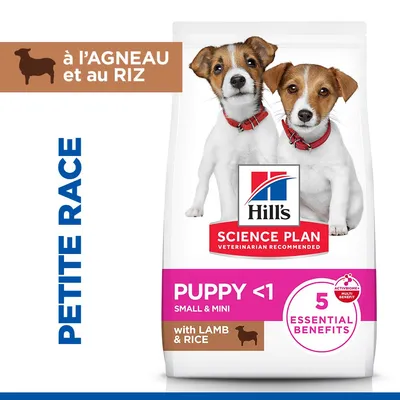 Hill`s Science Plan Puppy Small et Mini agneau et riz