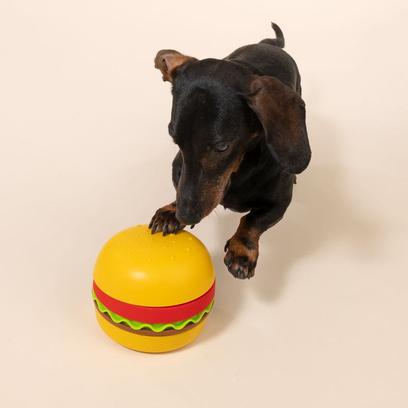 TIAKI Hundenapf-Set Hamburger
