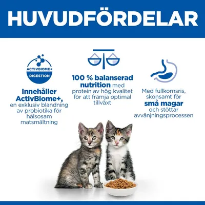 Hill's Science Plan Perfect Digestion Kitten <1 Chicken & Brown Rice