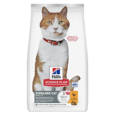 Hill's Science Plan Sterilised Cat Adult 1-6 Kylling