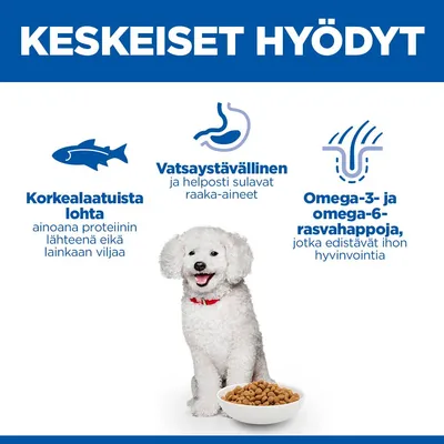 Hill's Science Plan Adult Hypoallergenic Small & Mini lohi Hill's Science Plan Adult Hypoallergenic Small & Mini lohi